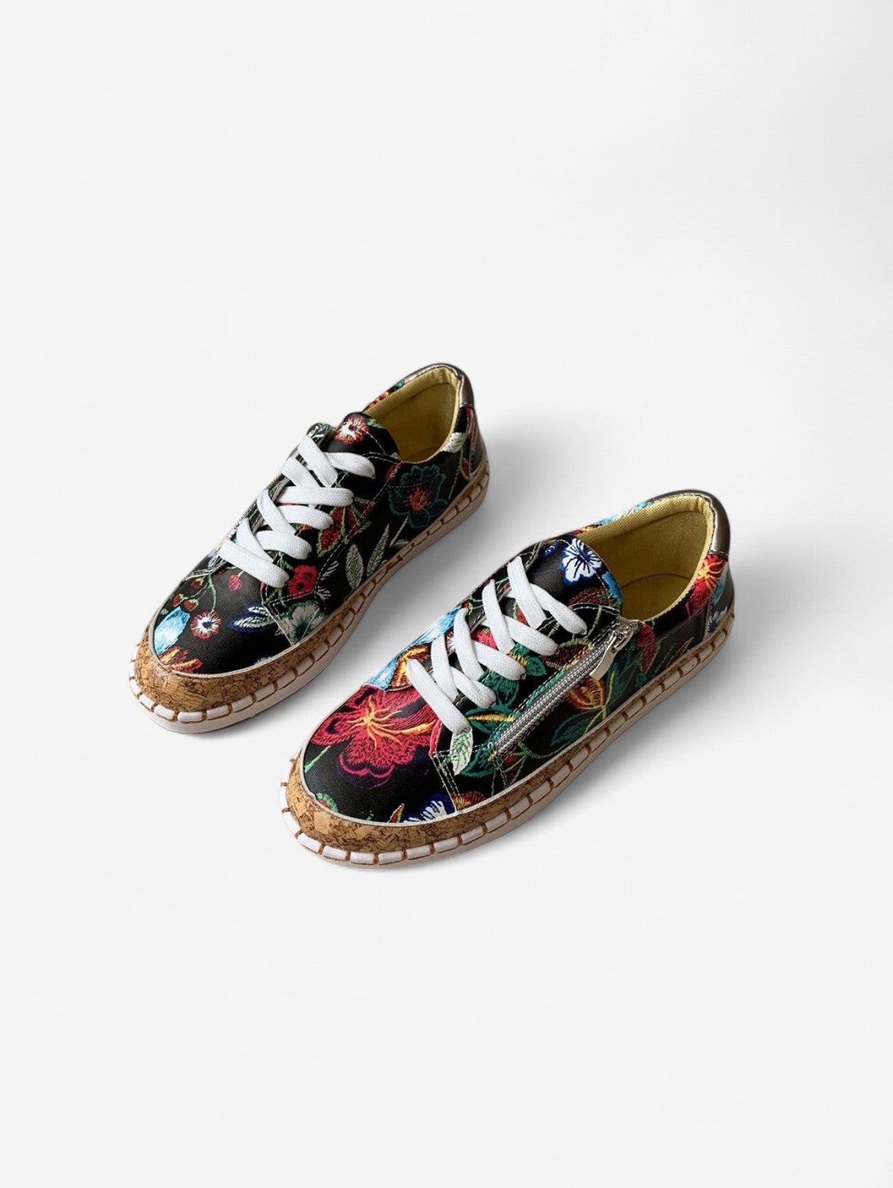 Jada | Women's Summer Colorful Casual Zipper Sneakers