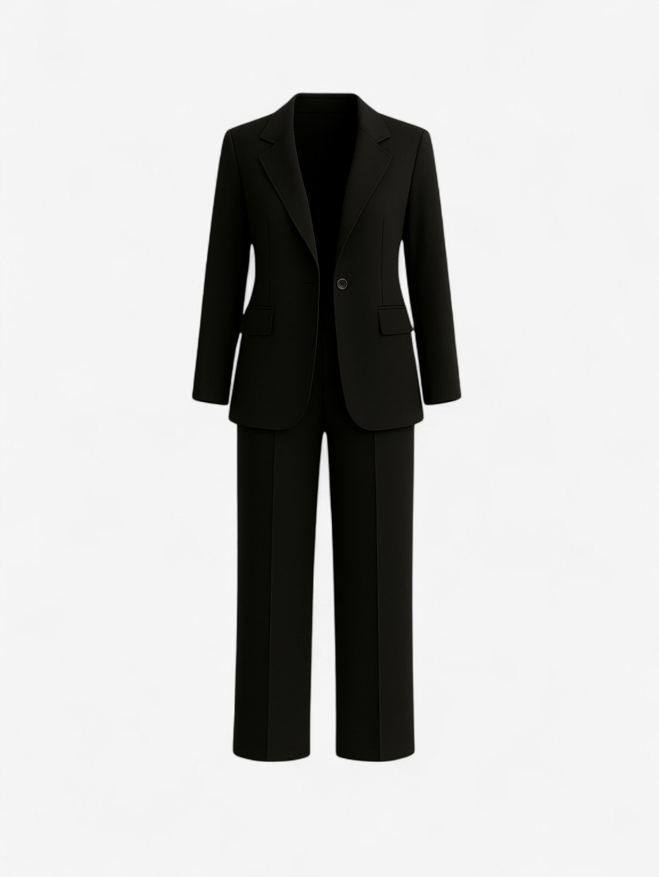 Jada | Women's 2 Piece Slim Fit Suit Set Blazer and Straight Leg Pants