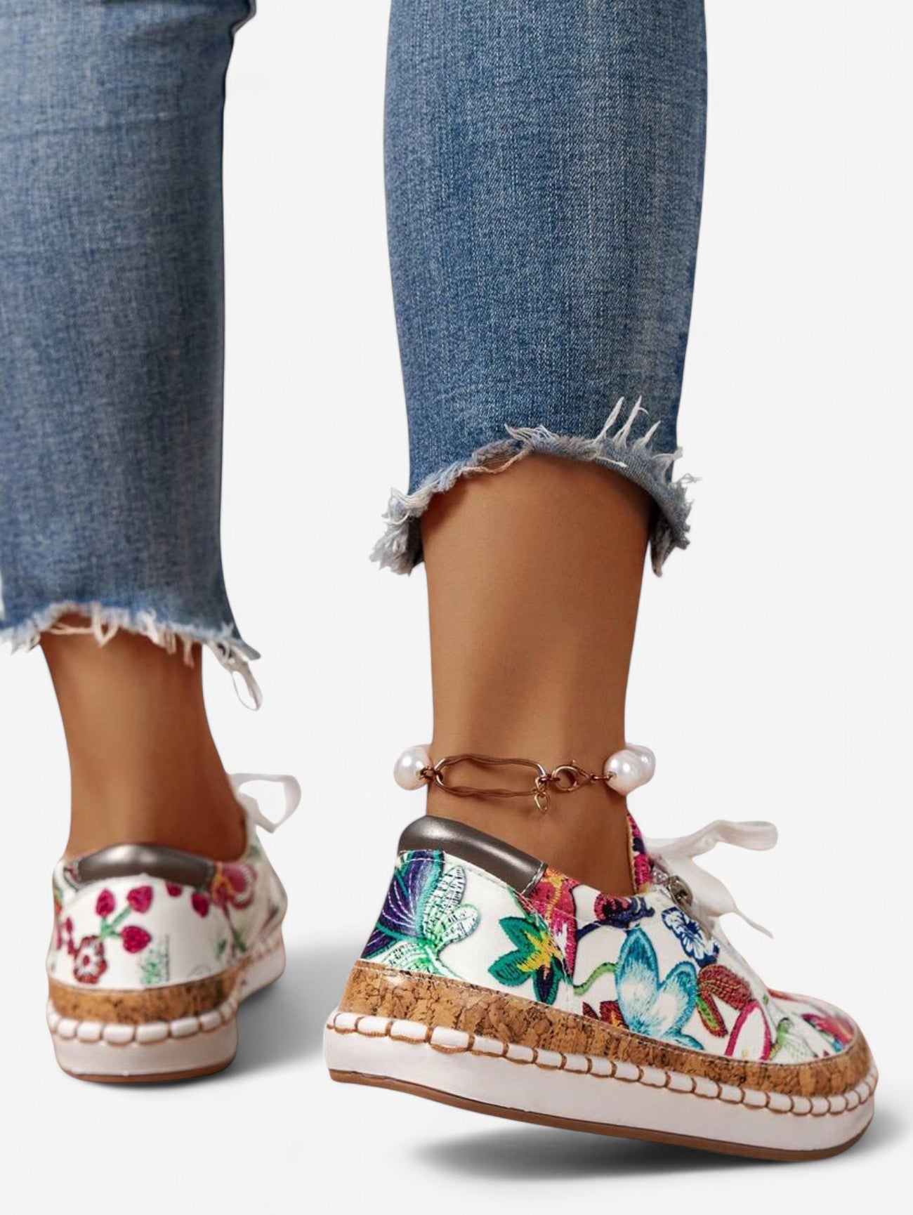 Jada | Women's Summer Colorful Casual Zipper Sneakers