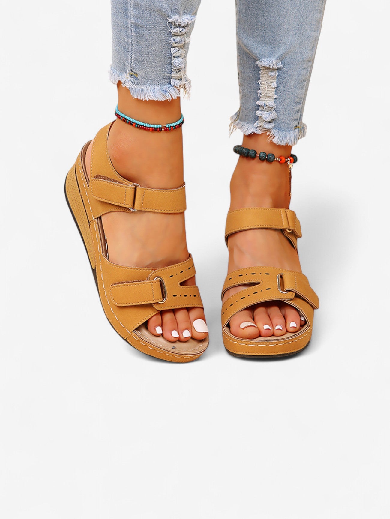 Jada | Women's Comfortable Classic Wedge Sandals with Arch Support