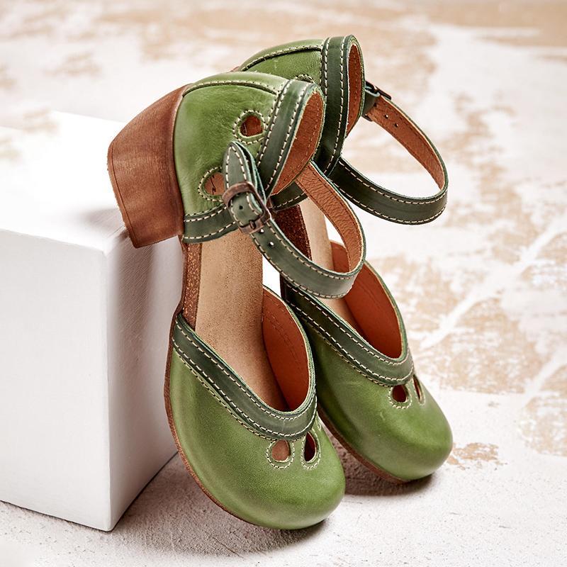 Jada | Women's Retro Two-Tone Sandals