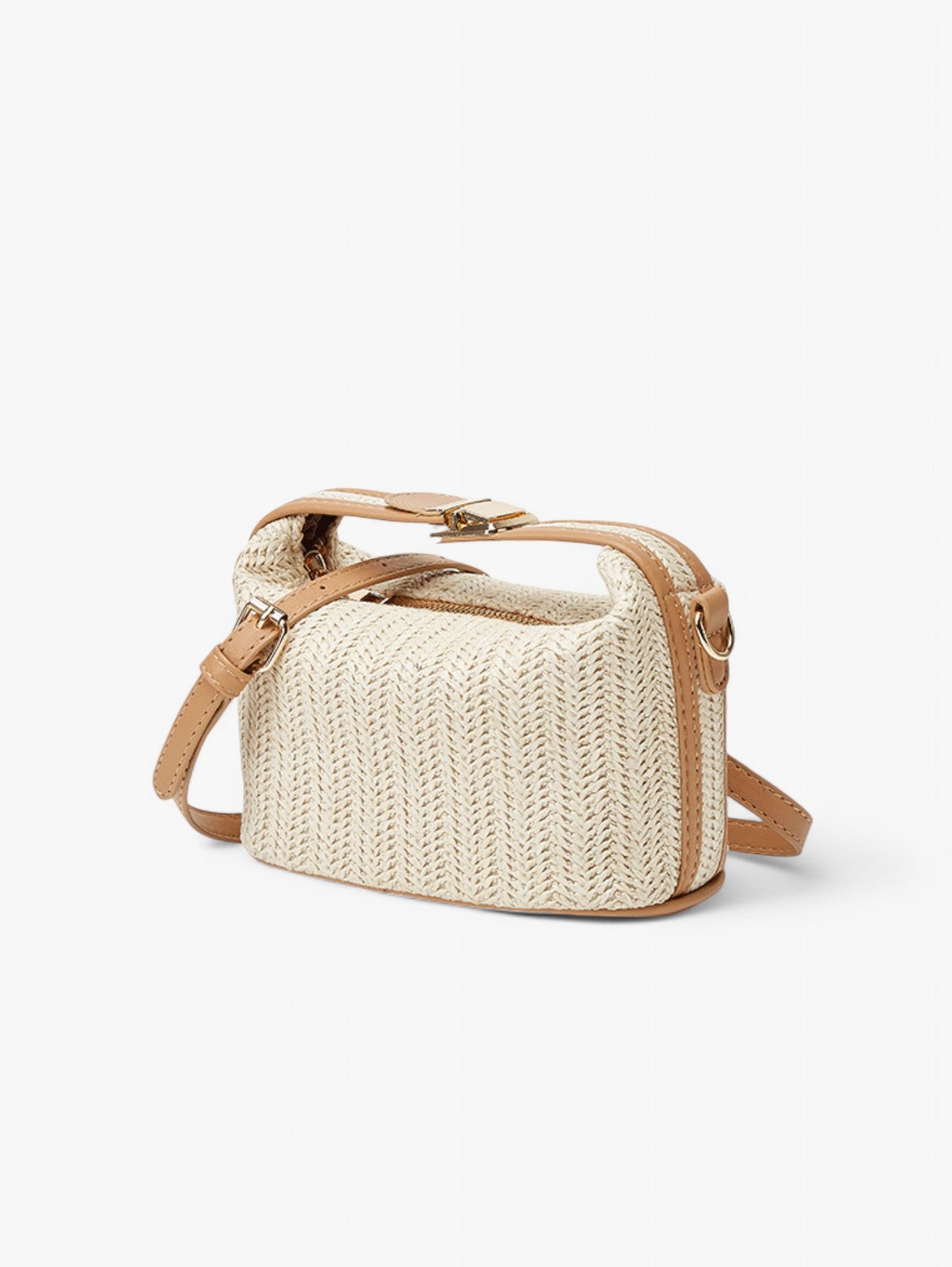 Jada | Women's Handmade Knitted Straw Rattan Shoulder Bag Handbag