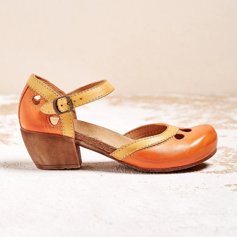 Jada | Women's Retro Two-Tone Sandals