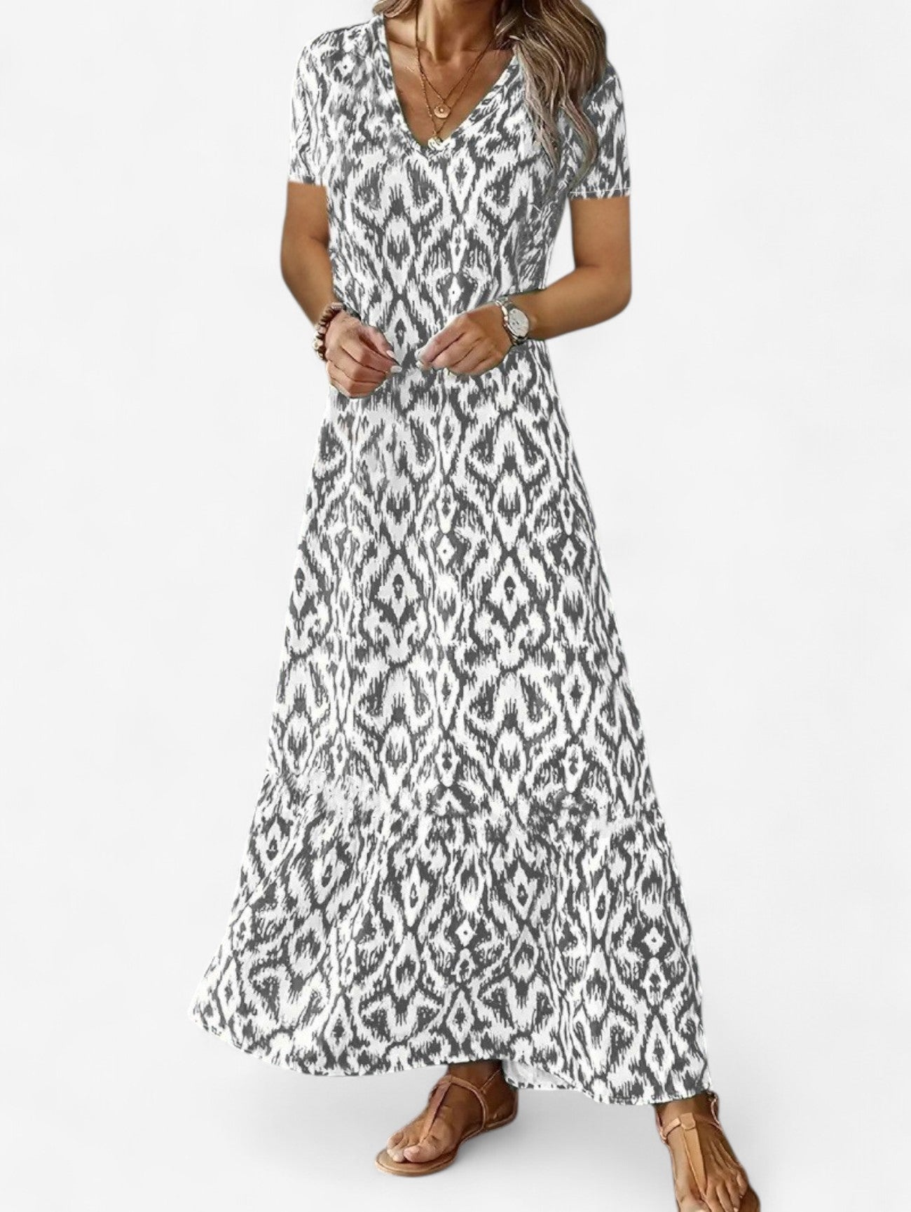 Jada | Women’s Summer Boho V Neck Maxi Dress