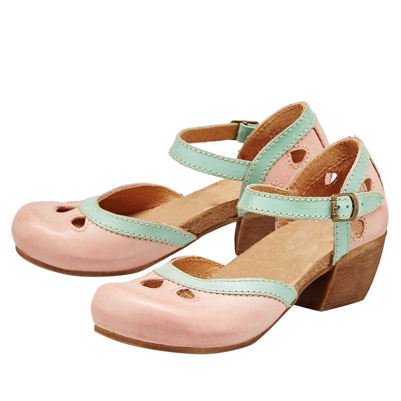 Jada | Women's Retro Two-Tone Sandals