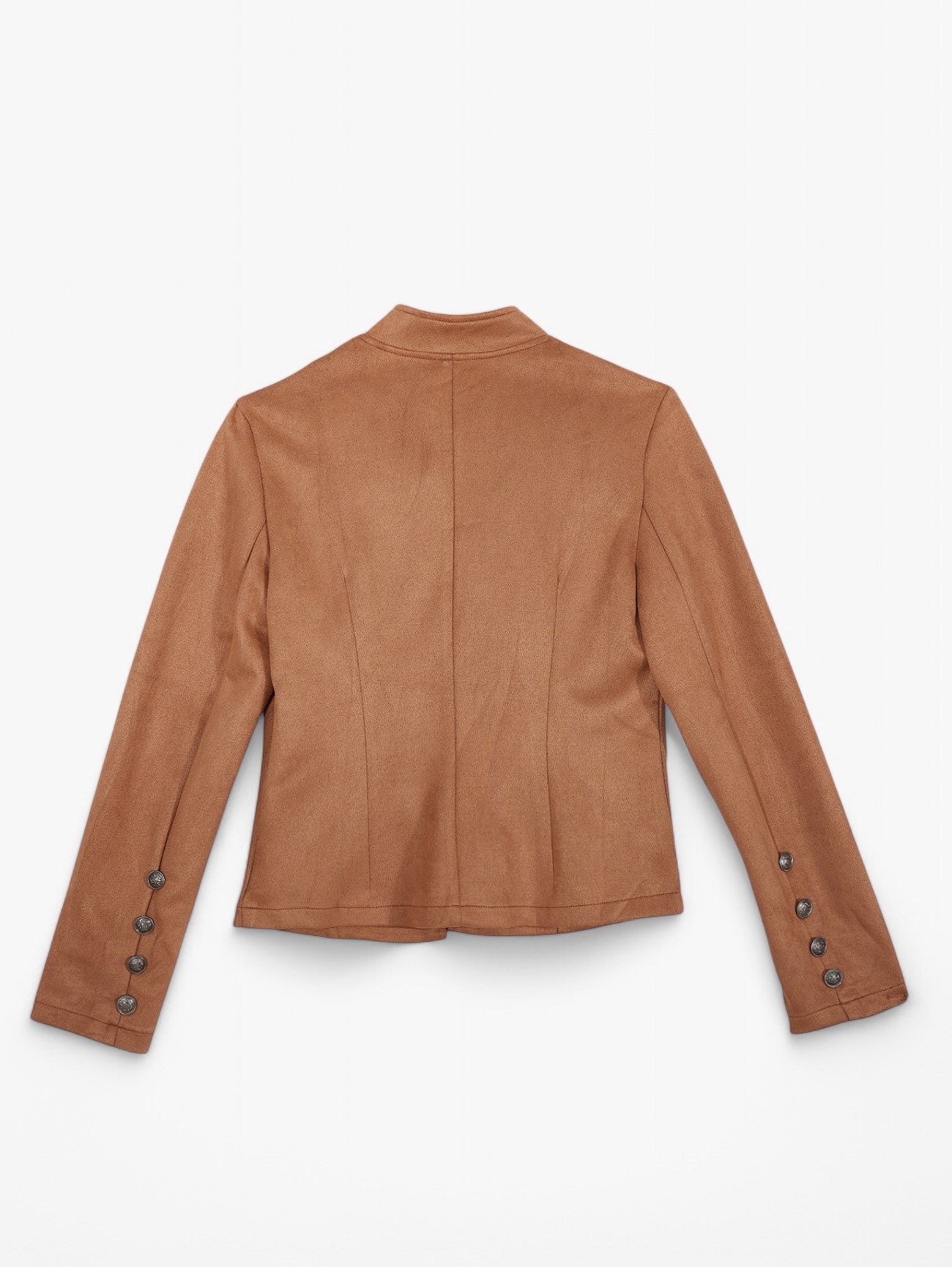 Jada | Women's Tailored Button-Up Blazer Military Short Coat Jacket