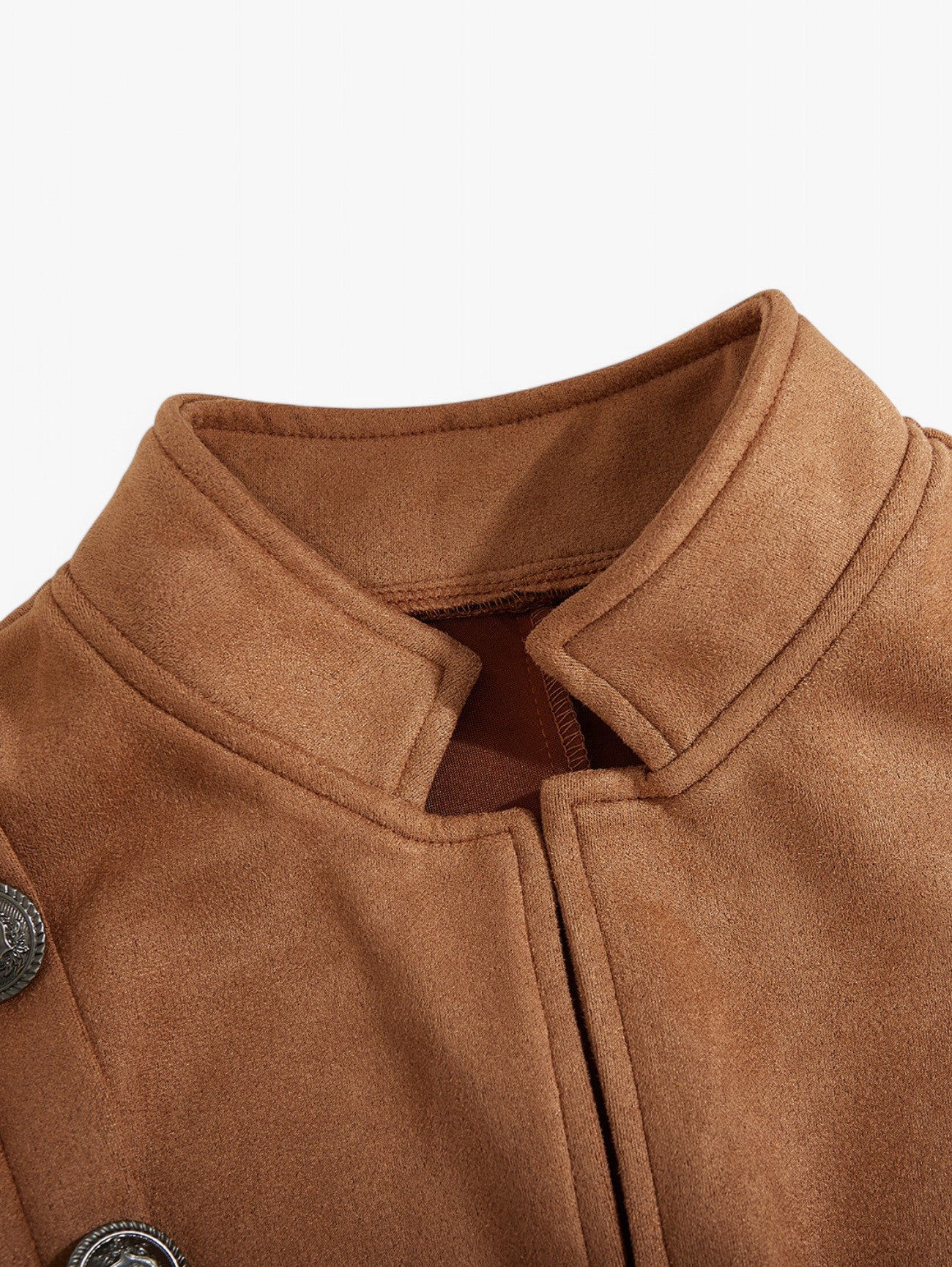 Jada | Women's Tailored Button-Up Blazer Military Short Coat Jacket