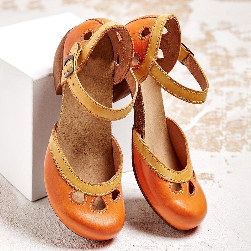 Jada | Women's Retro Two-Tone Sandals