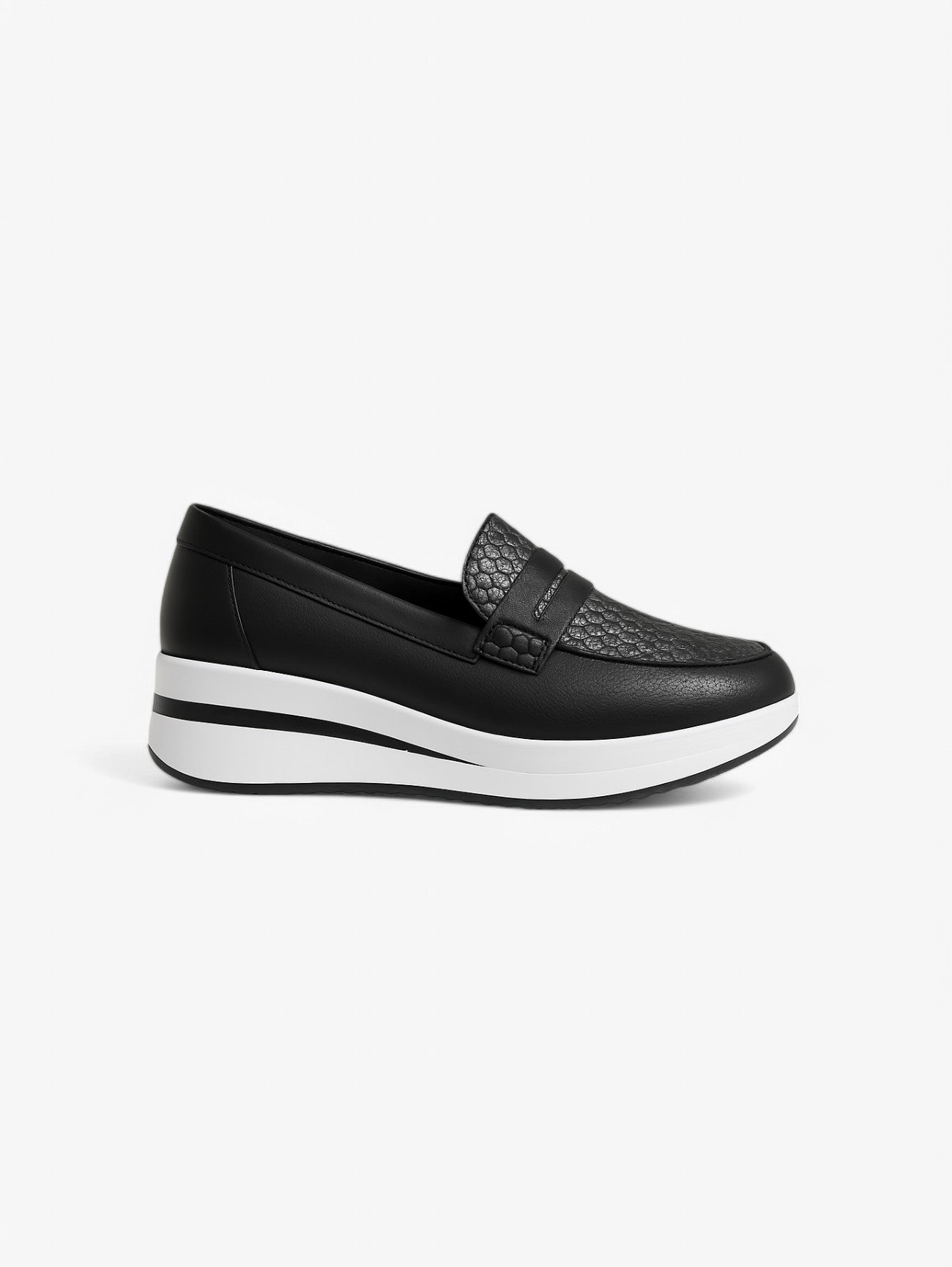 Jada | Women’s Casual Comfort Slip On Platform Sole Loafers