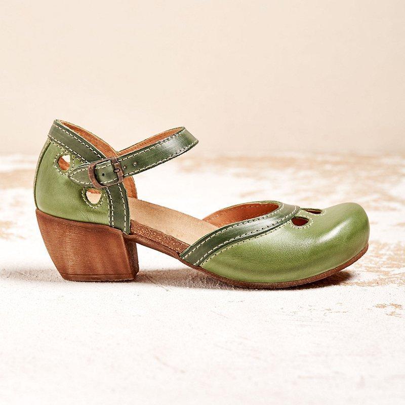 Jada | Women's Retro Two-Tone Sandals