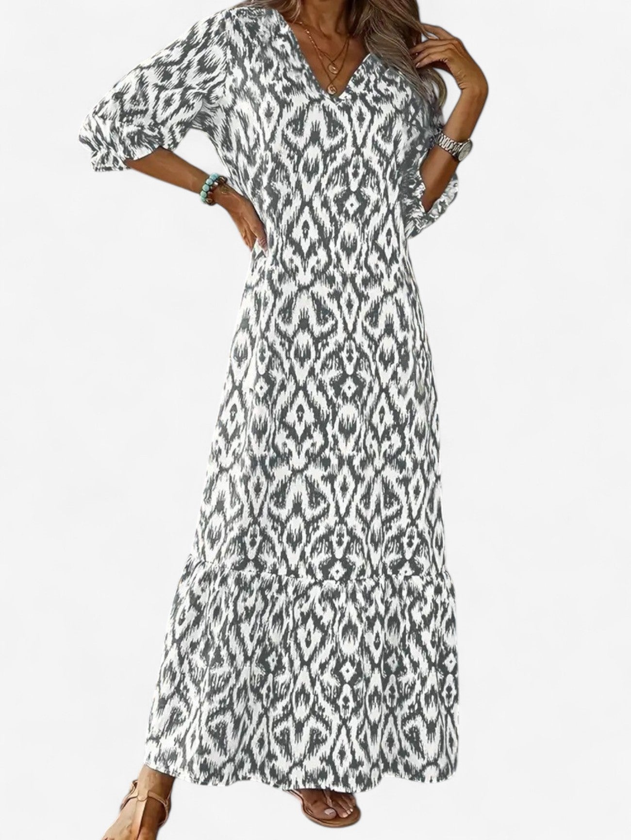 Jada | Women’s Summer Boho V Neck Maxi Dress