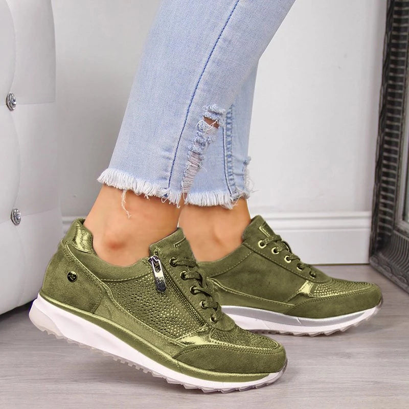 Jada | Women's Wedge Casual Sneakers