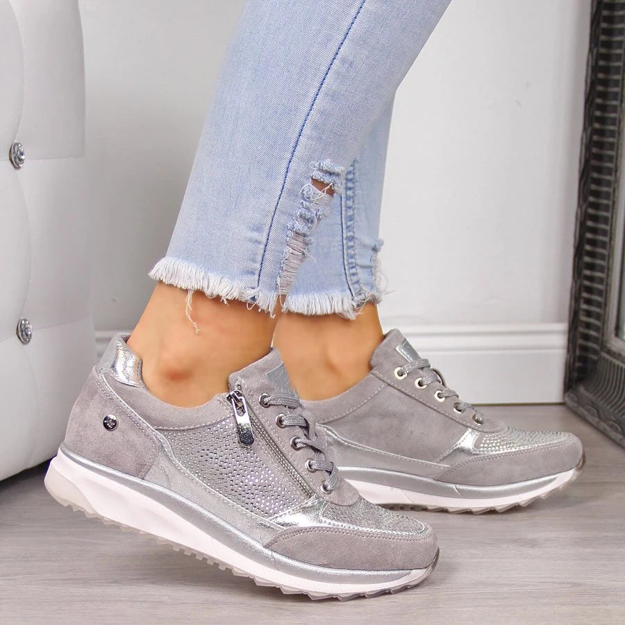 Jada | Women's Wedge Casual Sneakers