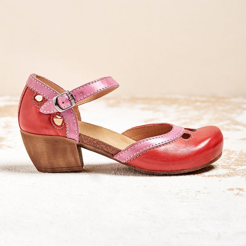 Jada | Women's Retro Two-Tone Sandals