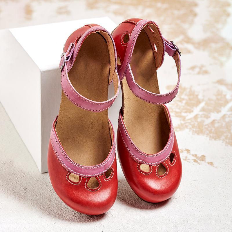 Jada | Women's Retro Two-Tone Sandals