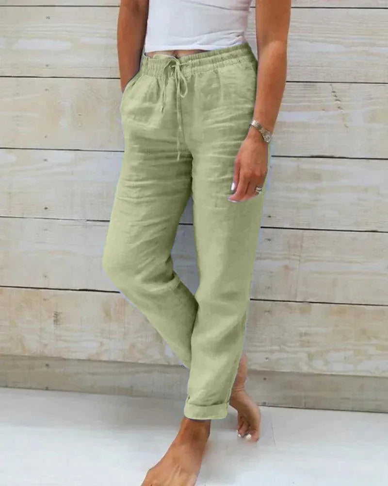 Jada | Women’s Drawstring Relaxed Fit Trousers