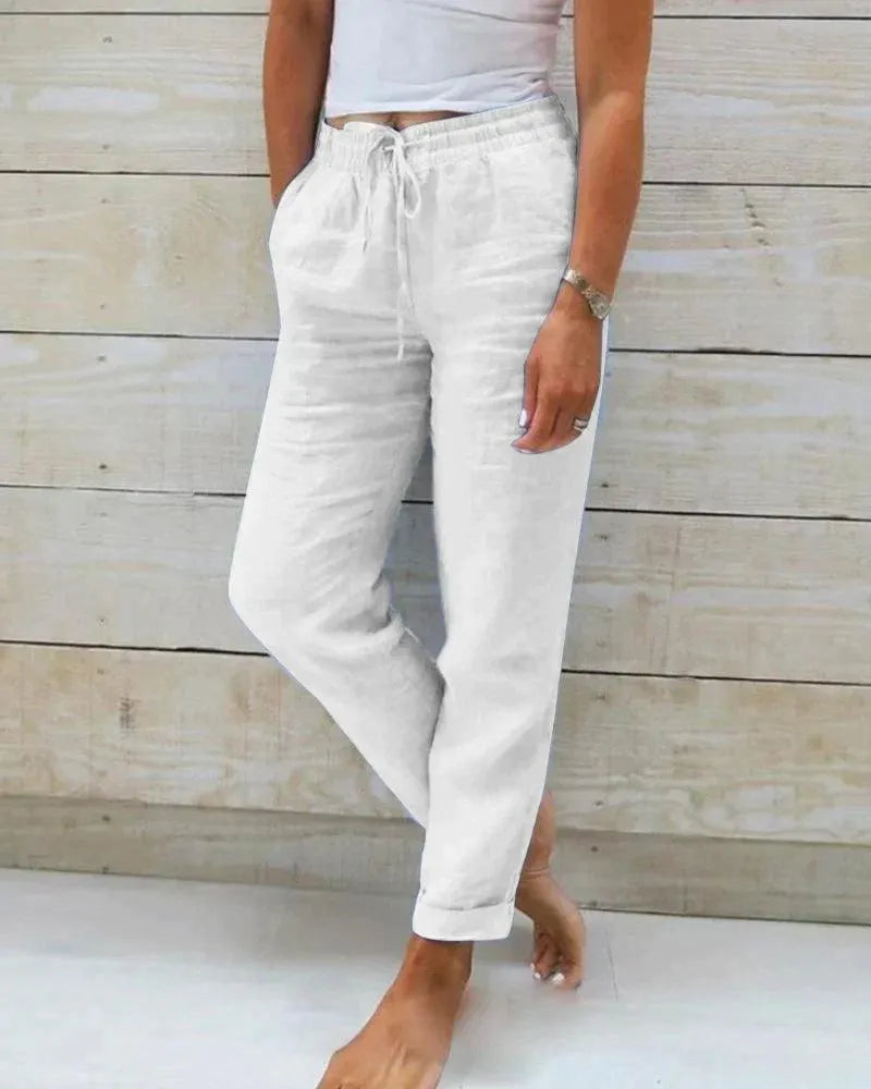 Jada | Women’s Drawstring Relaxed Fit Trousers