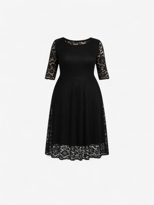 Jada | Women's Plus Size Wedding Guest Midi Dress