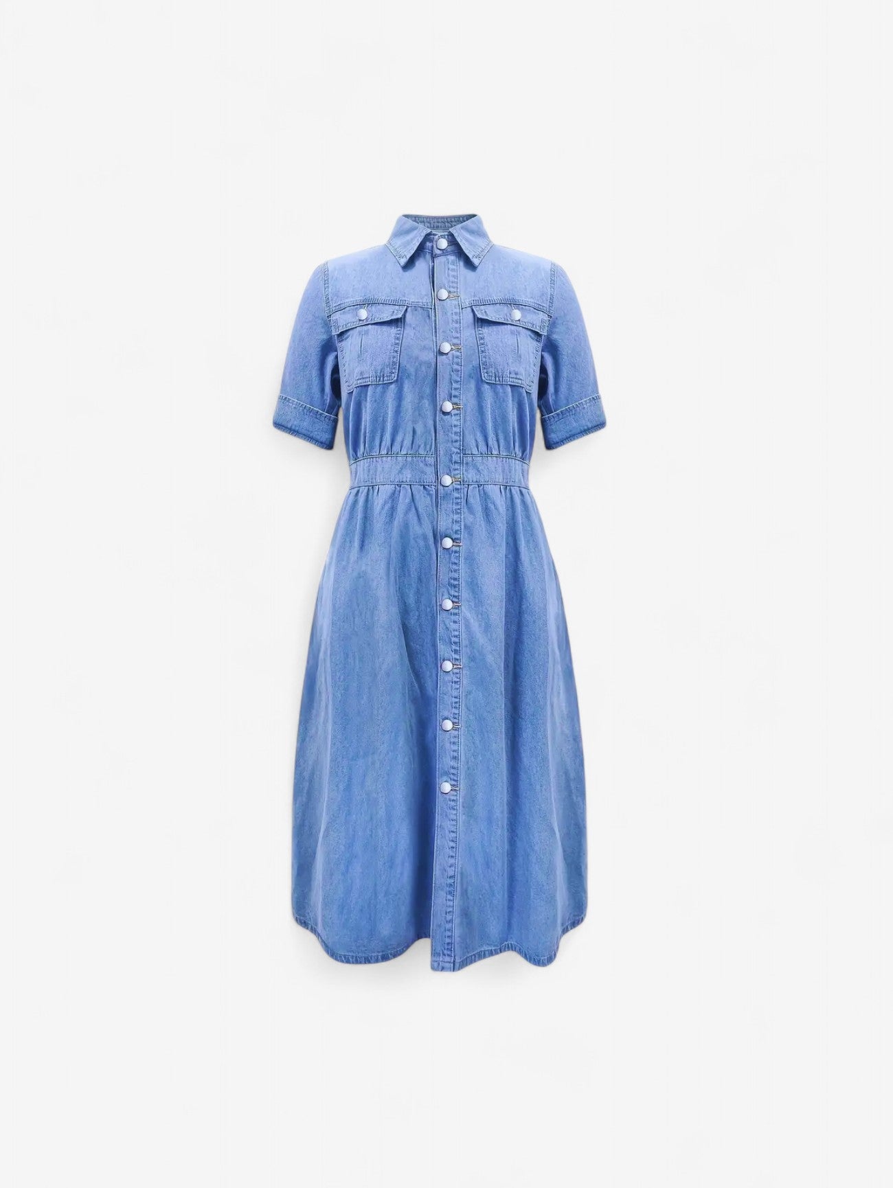 Jada | Women's Button Down Formal Jeans Dress