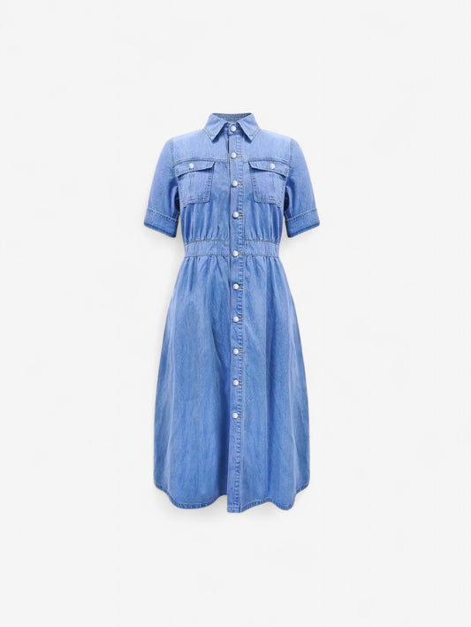 Jada | Women's Button Down Formal Jeans Dress