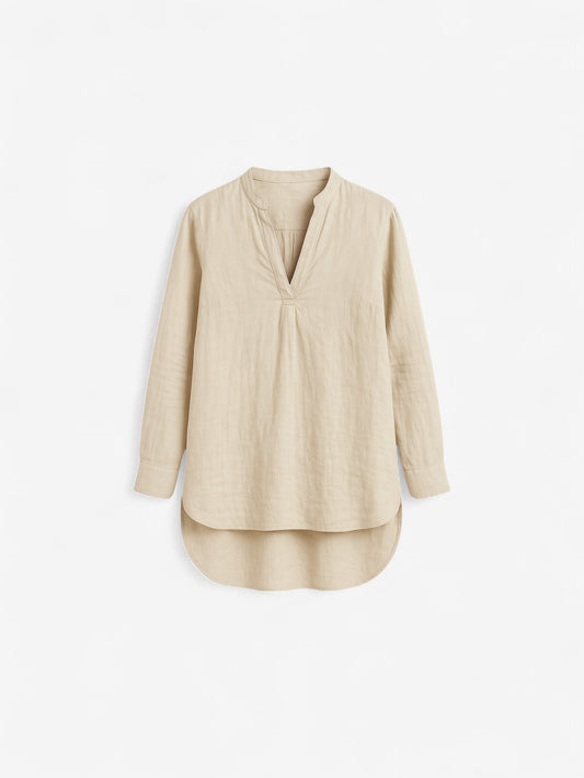 Jada | Women's  V Neck Long Sleeves Tunic Top