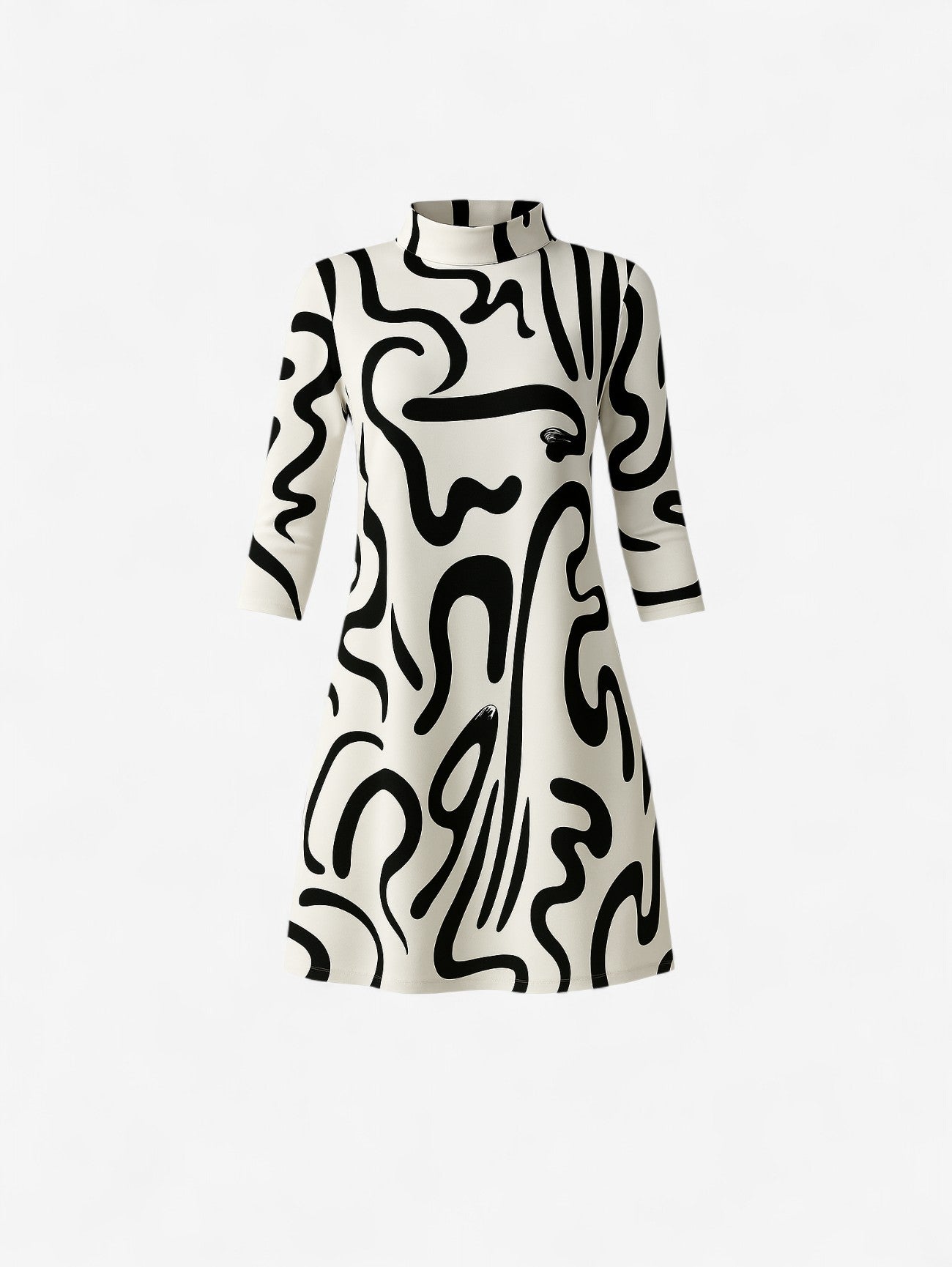 Jada | Women's Abstract Print A Line Mini Dress