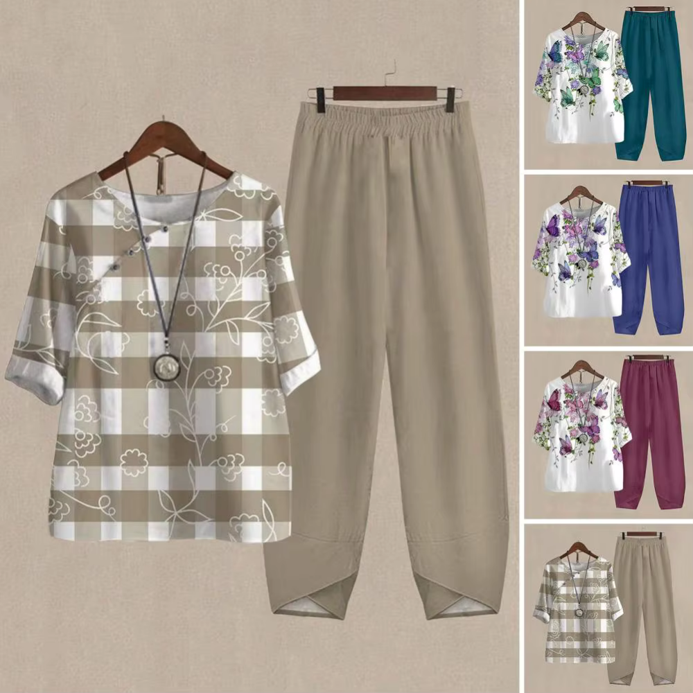 Jada | Women's Printed Two Piece Coord Set