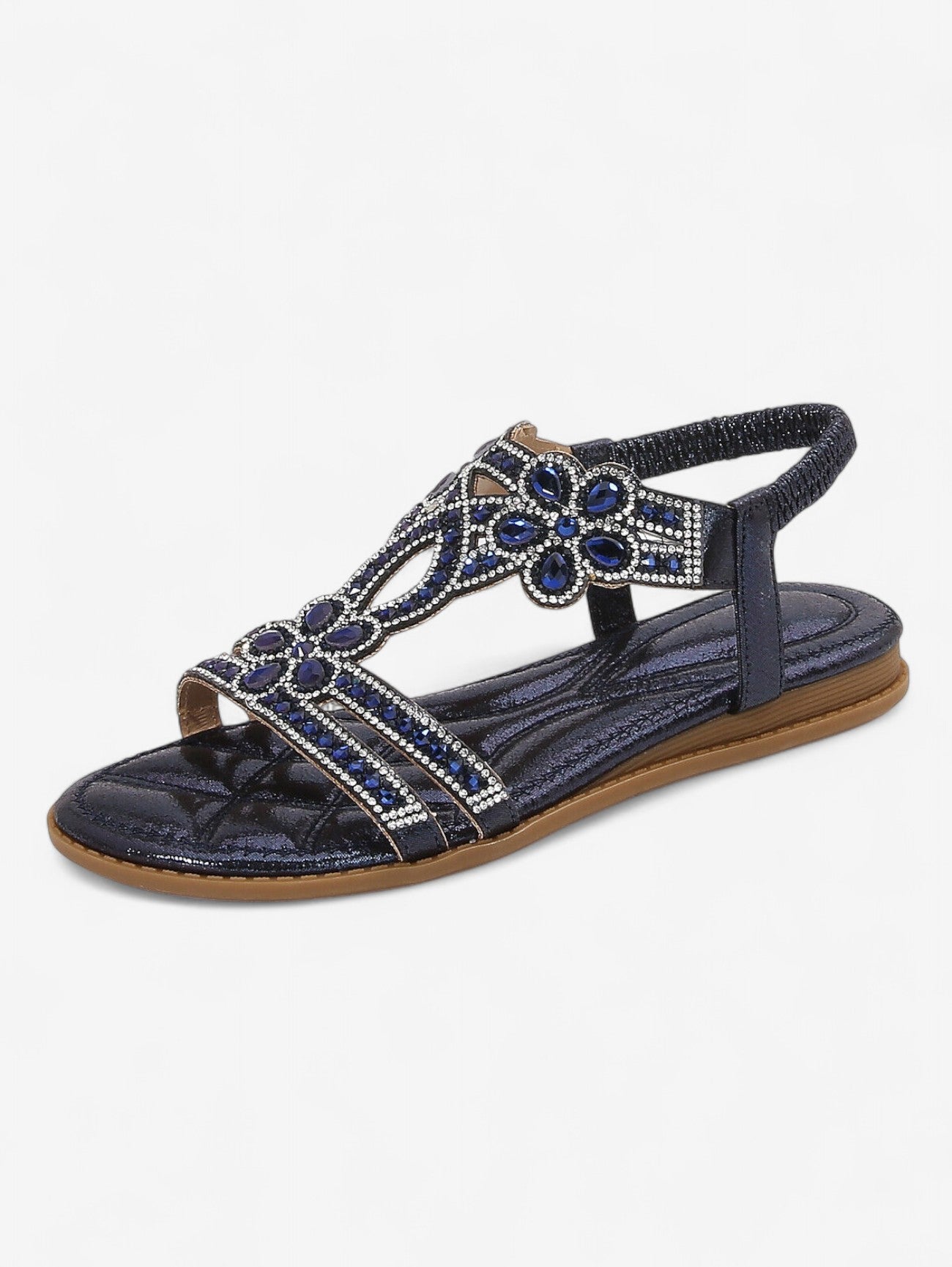 Jada | Women's Flat Summer Slip On Open Toe Sandals