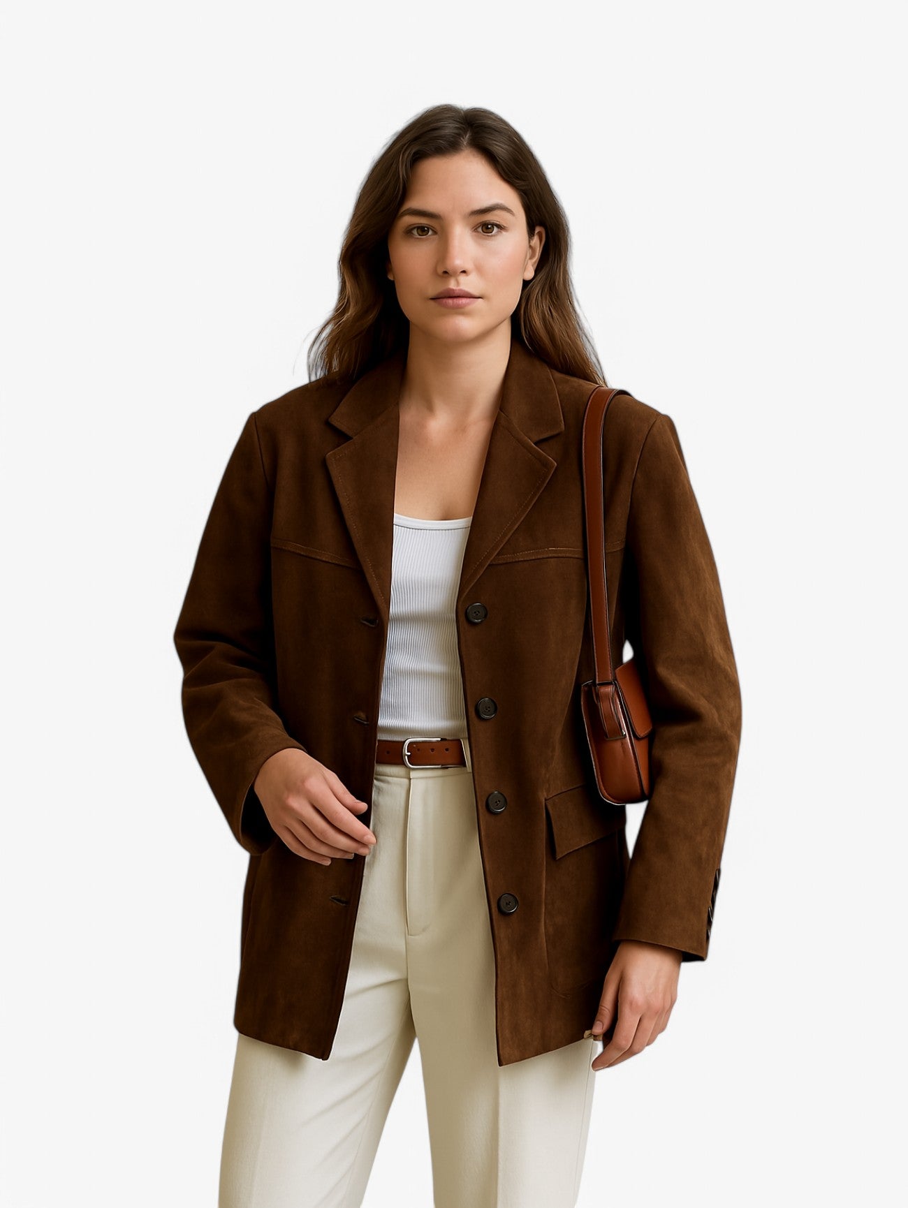 Jeira -  Classic Suede Blazer for women