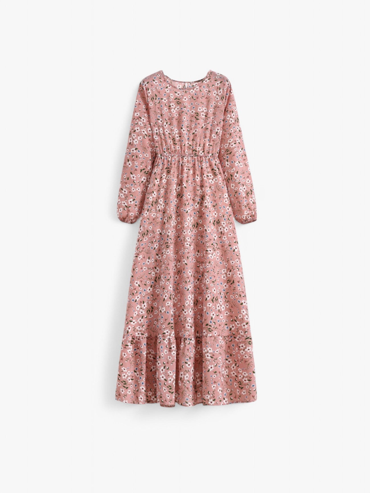 Jada | Women's Floral Print Boho Elegant Maxi Dress Long Sleeve