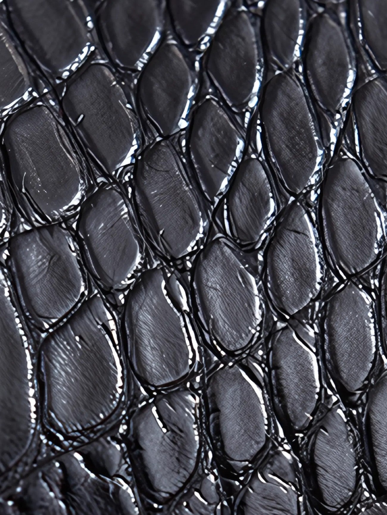 Jada | Women's Black Croc Big Shoulder Tote Bag Charm