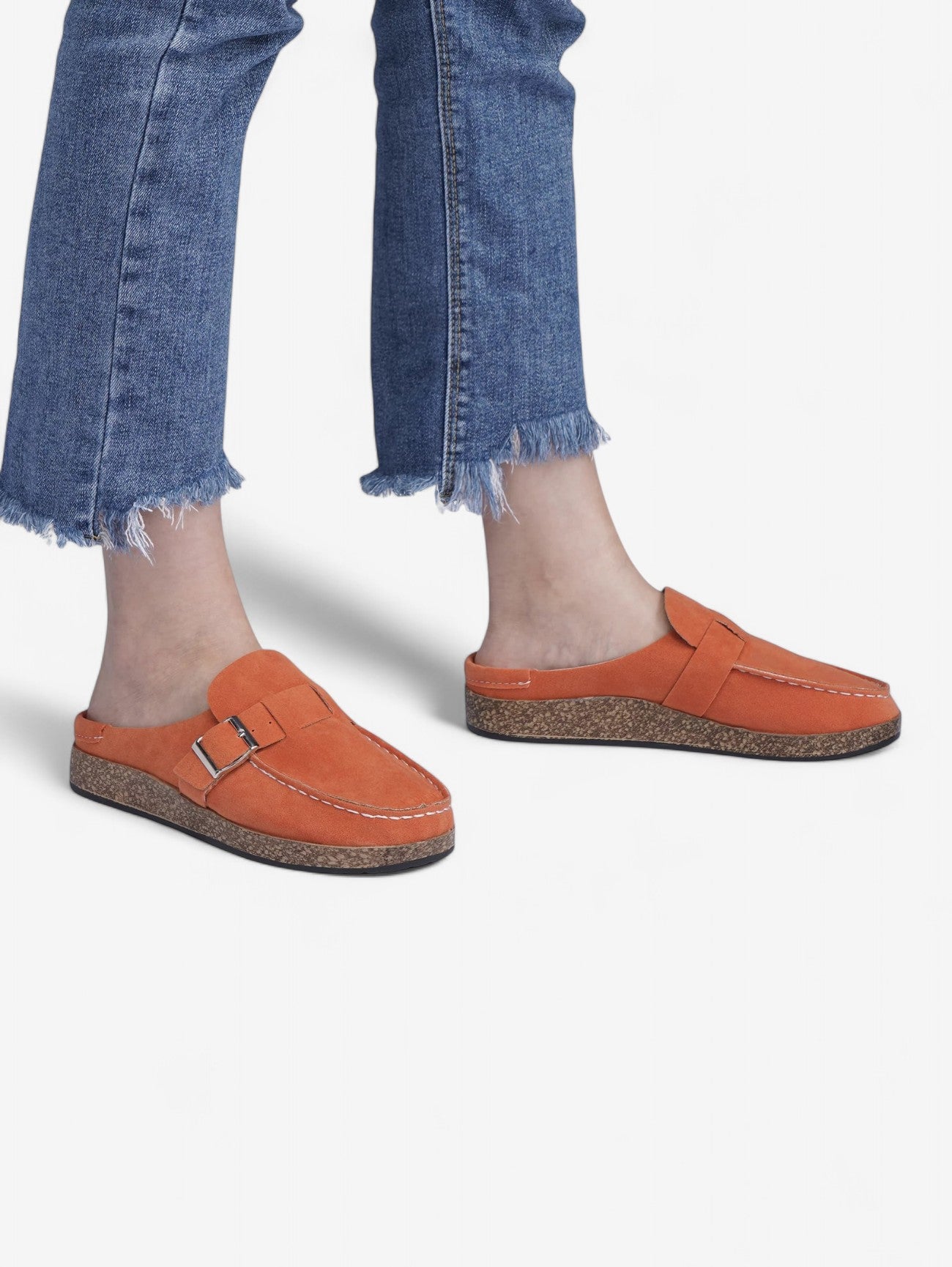 Jada | Women's Buckle Slip On Clogs Sandals Slippers