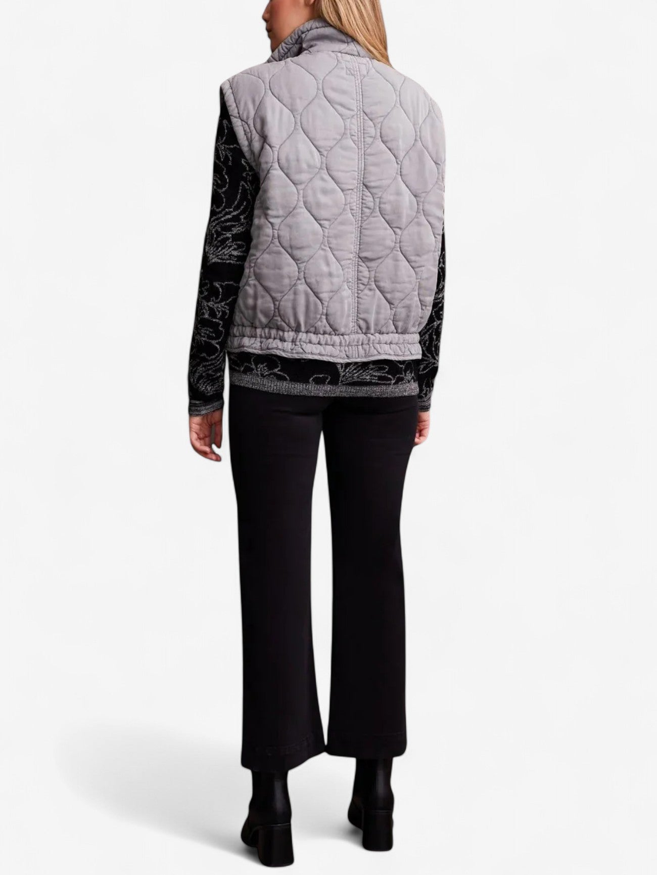 Jada | Women's Quilted Collar Sleeveless Vest