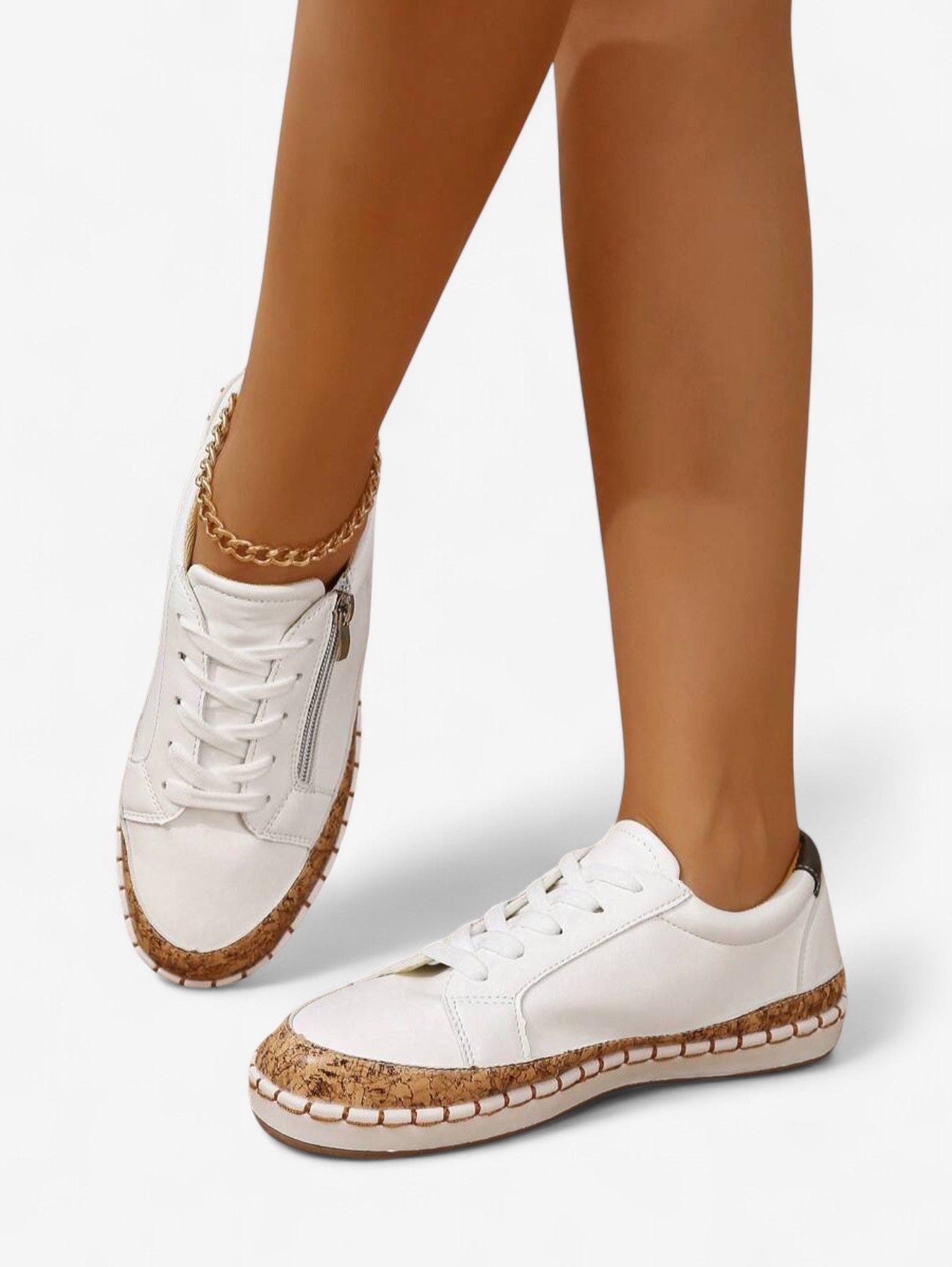 Jada | Women's Summer Colorful Casual Zipper Sneakers