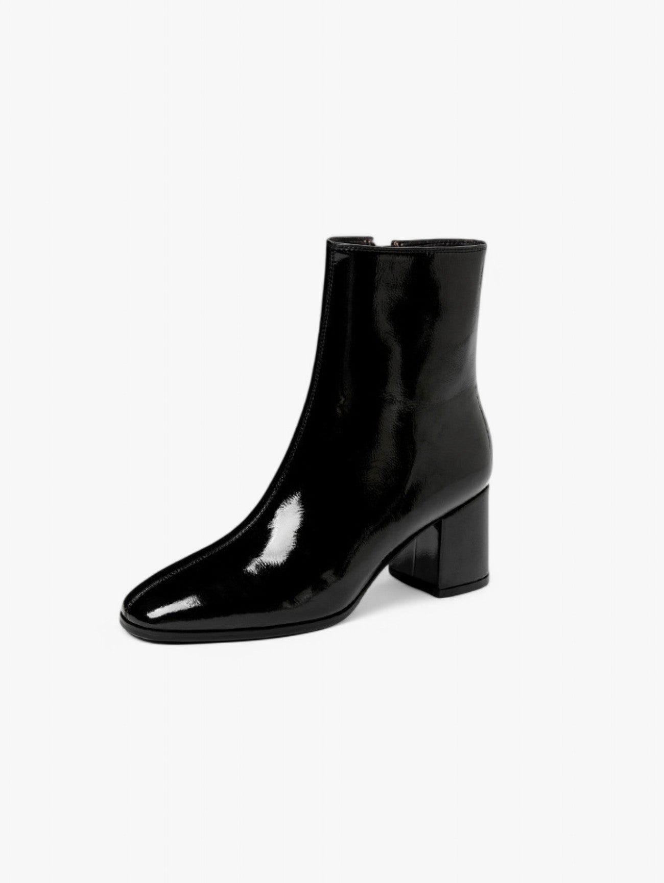 Jada | Women's Elegant Western Ankle Boots Pointed Toe Side Zipper Block Heel