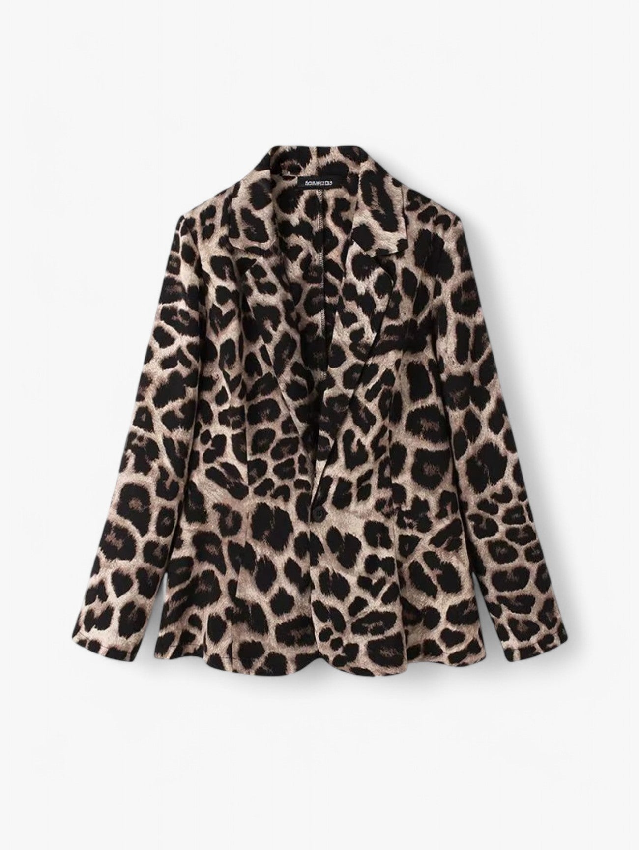 Jada | Women's Elegant Long Sleeve Leopard Print Blazer Jacket