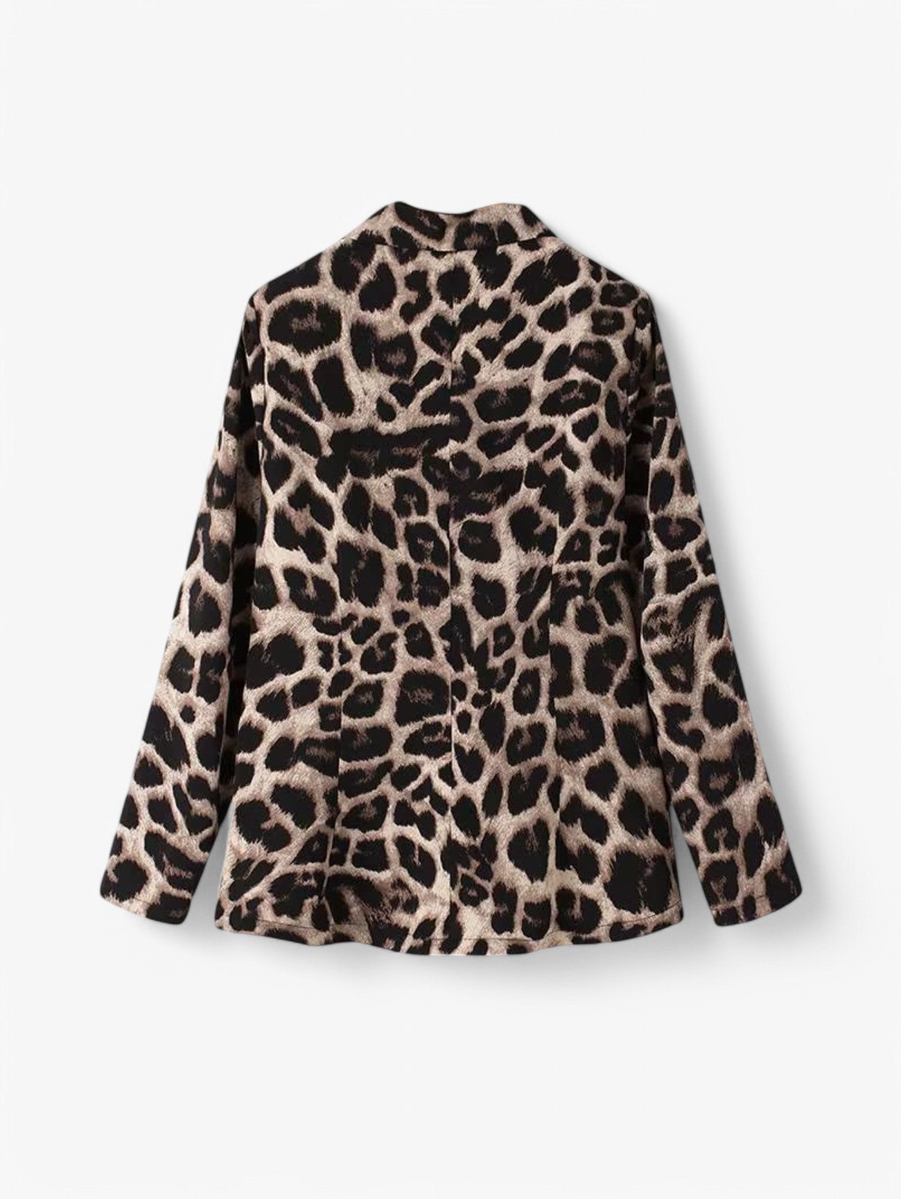Jada | Women's Elegant Long Sleeve Leopard Print Blazer Jacket