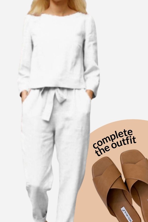 Jada | Women's Long Sleeve Shirt and Pants Two-piece Set