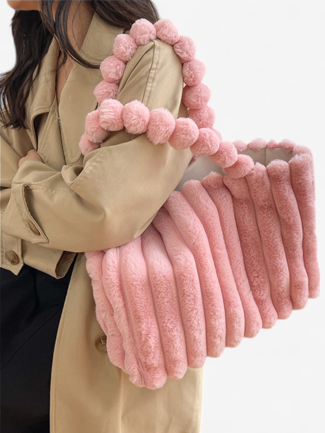 Jada | Women’s Fuzzy Textured Everyday HandBag