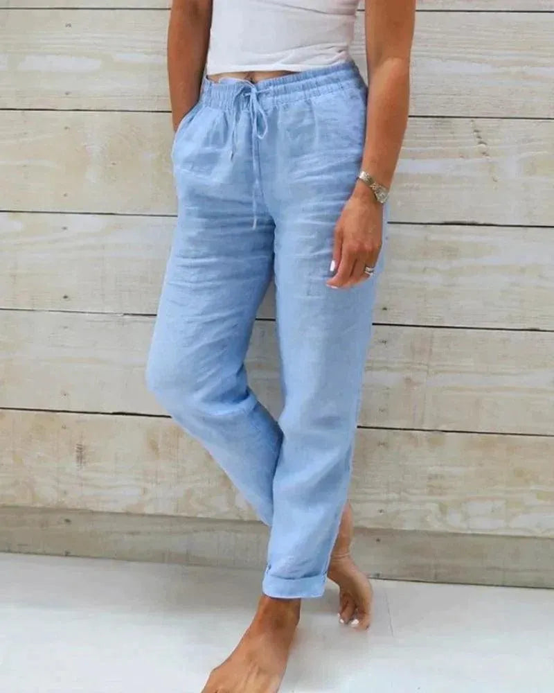 Jada | Women’s Drawstring Relaxed Fit Trousers