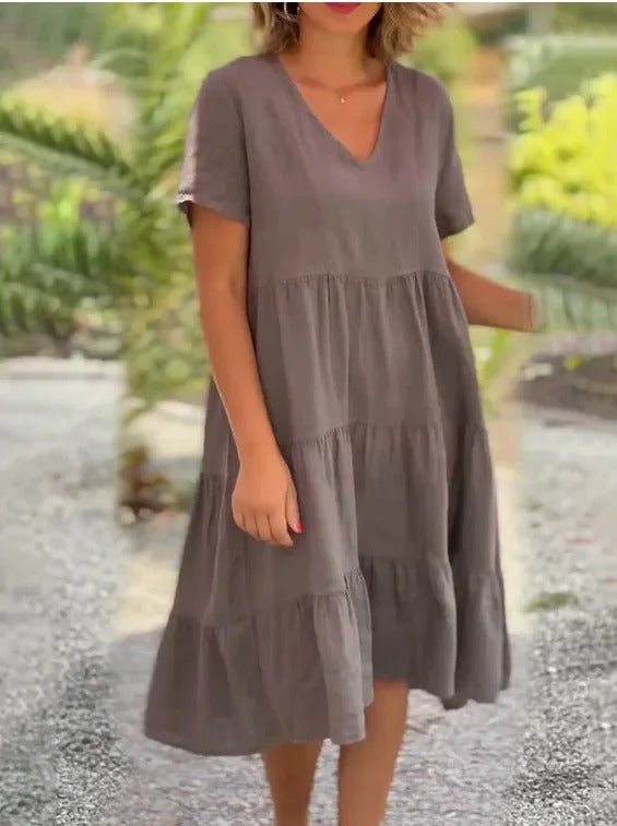 Jada | Women's Summer Modest Midi Dress