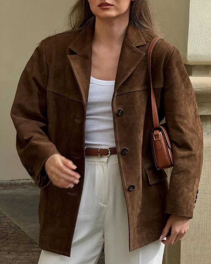 Jeira -  Classic Suede Blazer for women