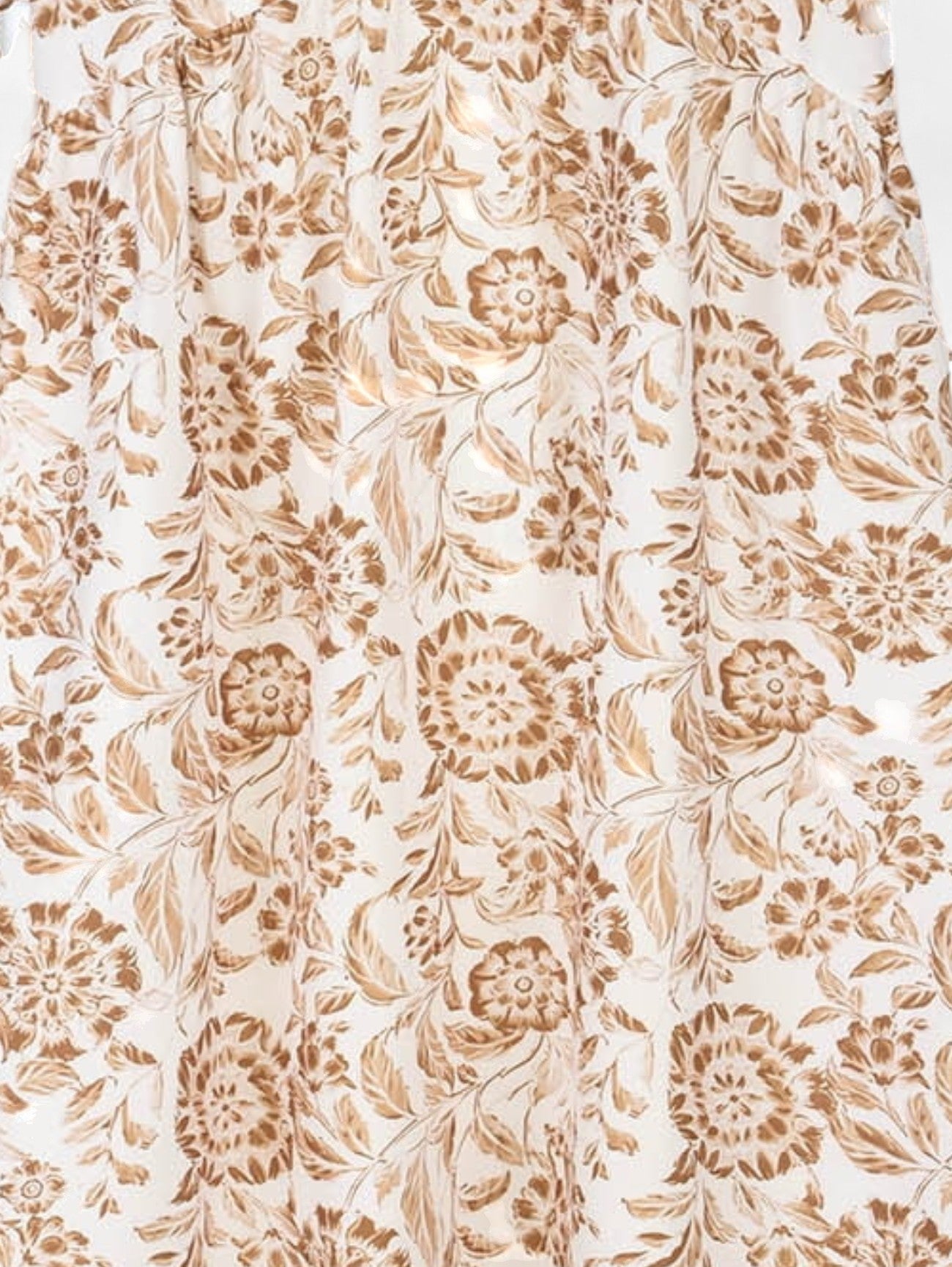 Jada | Women's Boho Floral Print V Neck Wrap Midi Dress