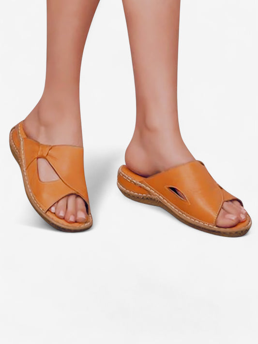 Jada | Women's Casual Open Toe Slide Wedge Sandals