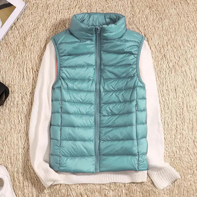 Jada | Women's Long Zip Up Vest