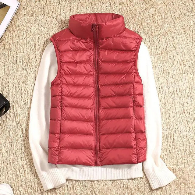Jada | Women's Long Zip Up Vest