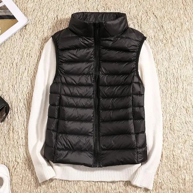 Jada | Women's Long Zip Up Vest