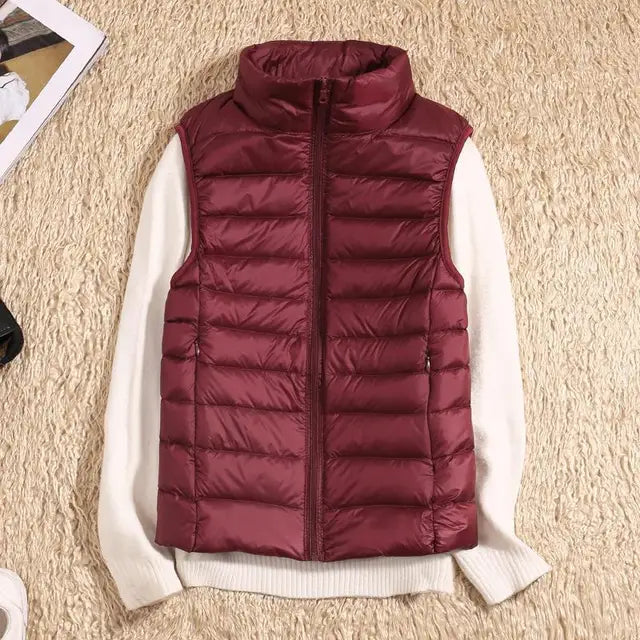 Jada | Women's Long Zip Up Vest