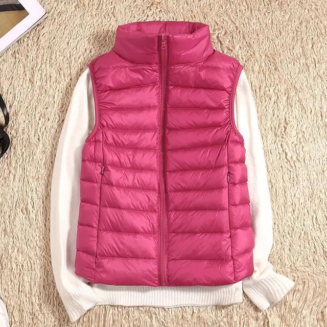 Jada | Women's Long Zip Up Vest