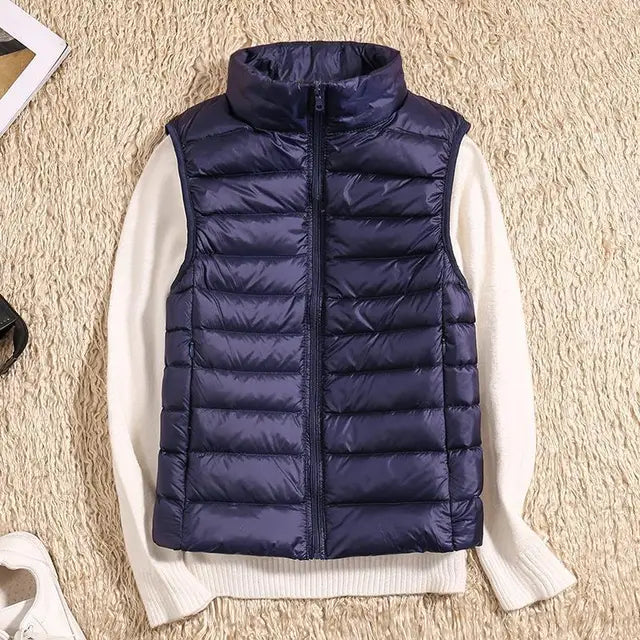 Jada | Women's Long Zip Up Vest
